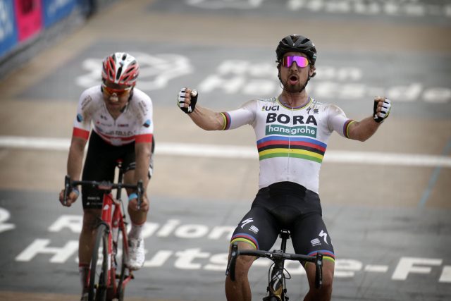 Silvain Dillier en Peter Sagan 2018