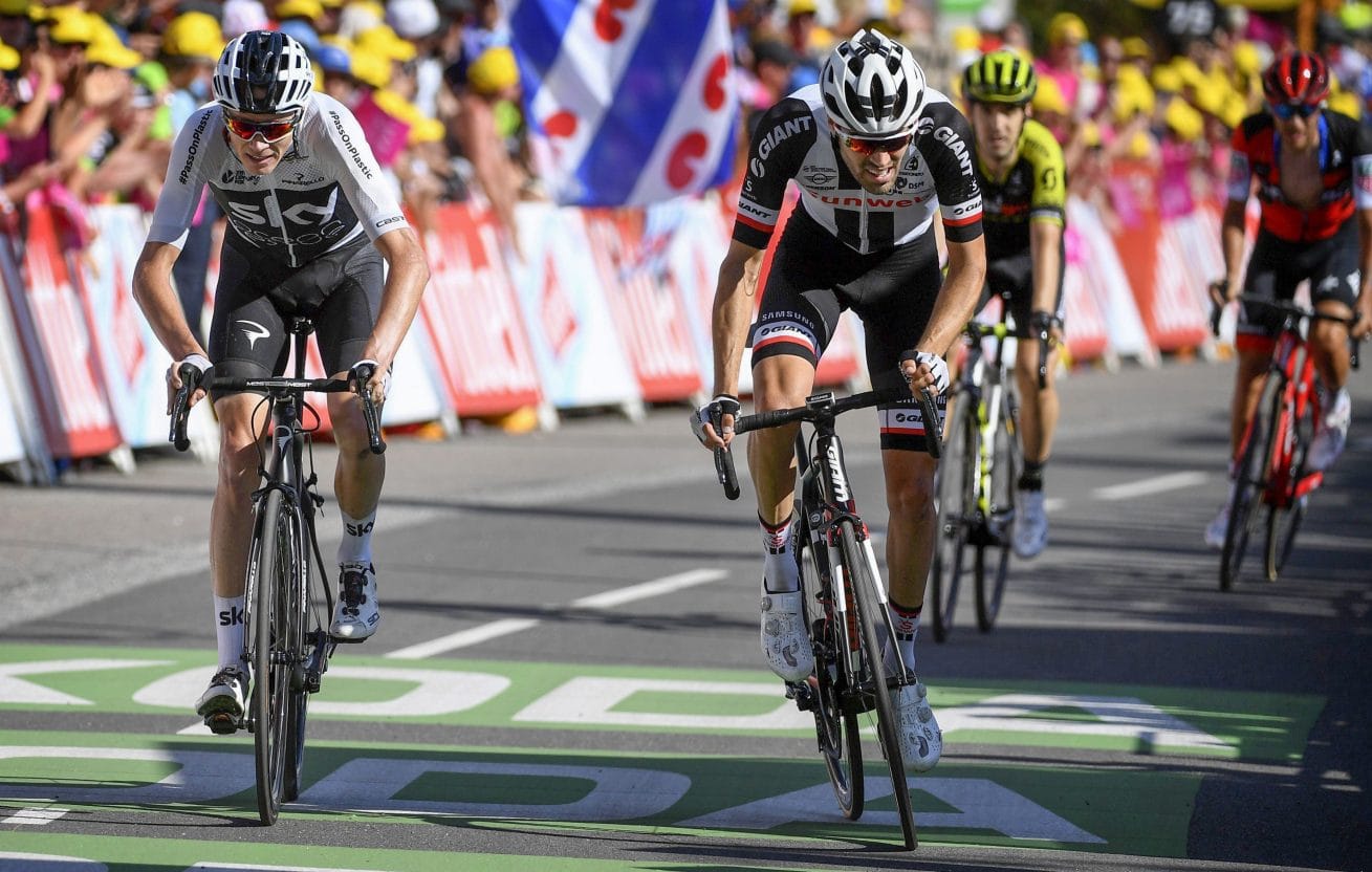 Chris Froome en Tom Dumoulin 2018