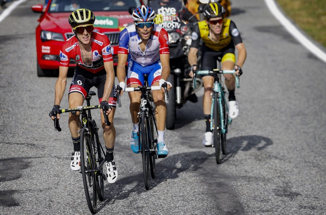 Simon Yates, Thibaut Pinot en steven Kruijswijk 2018