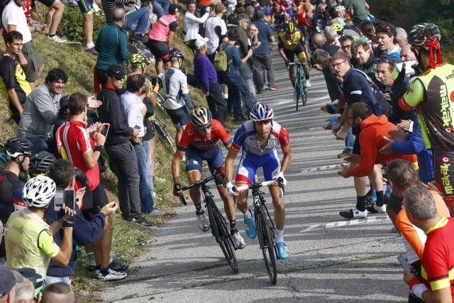 Vincenzo Nibali en Thibaut Pinot 2018