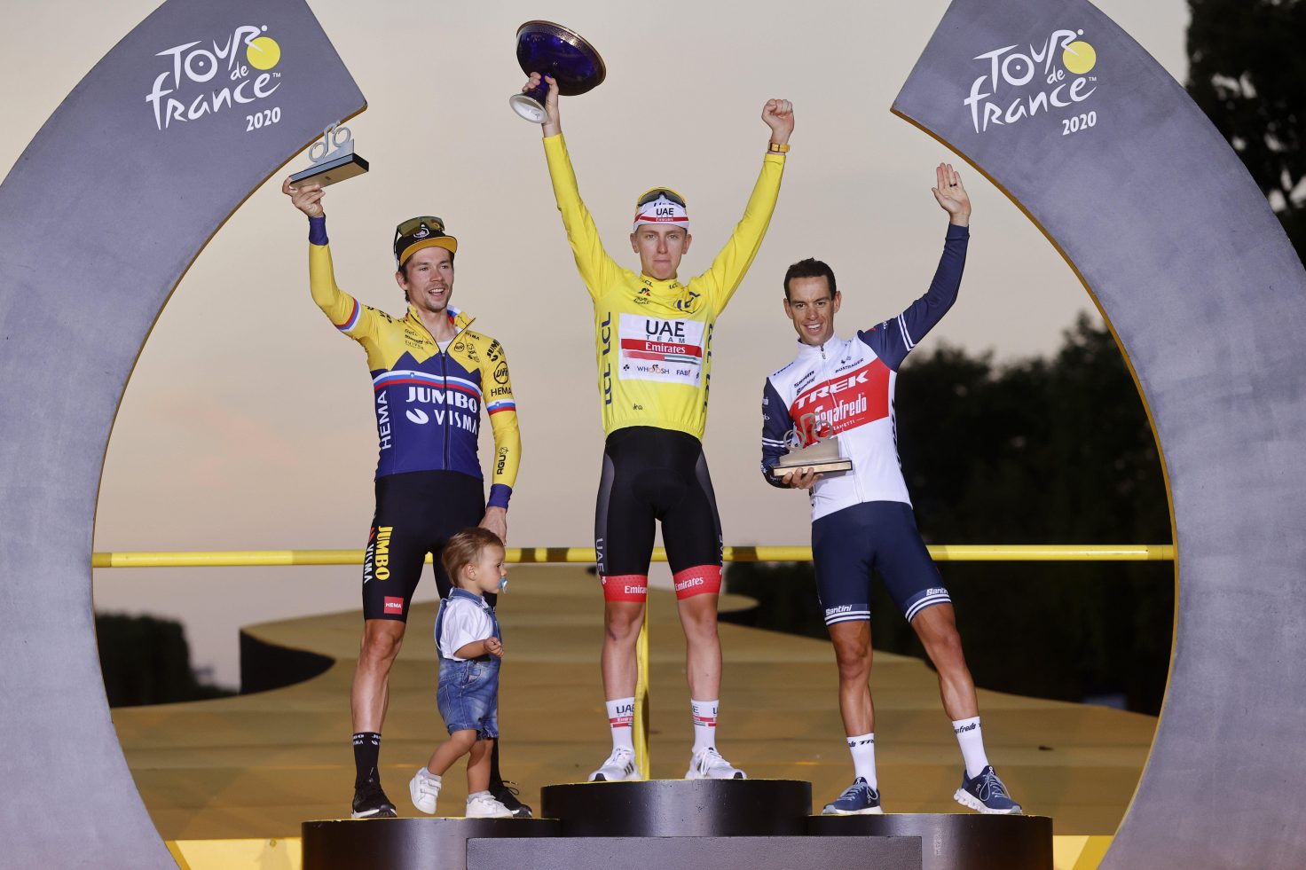 Tour de France 2020 podium