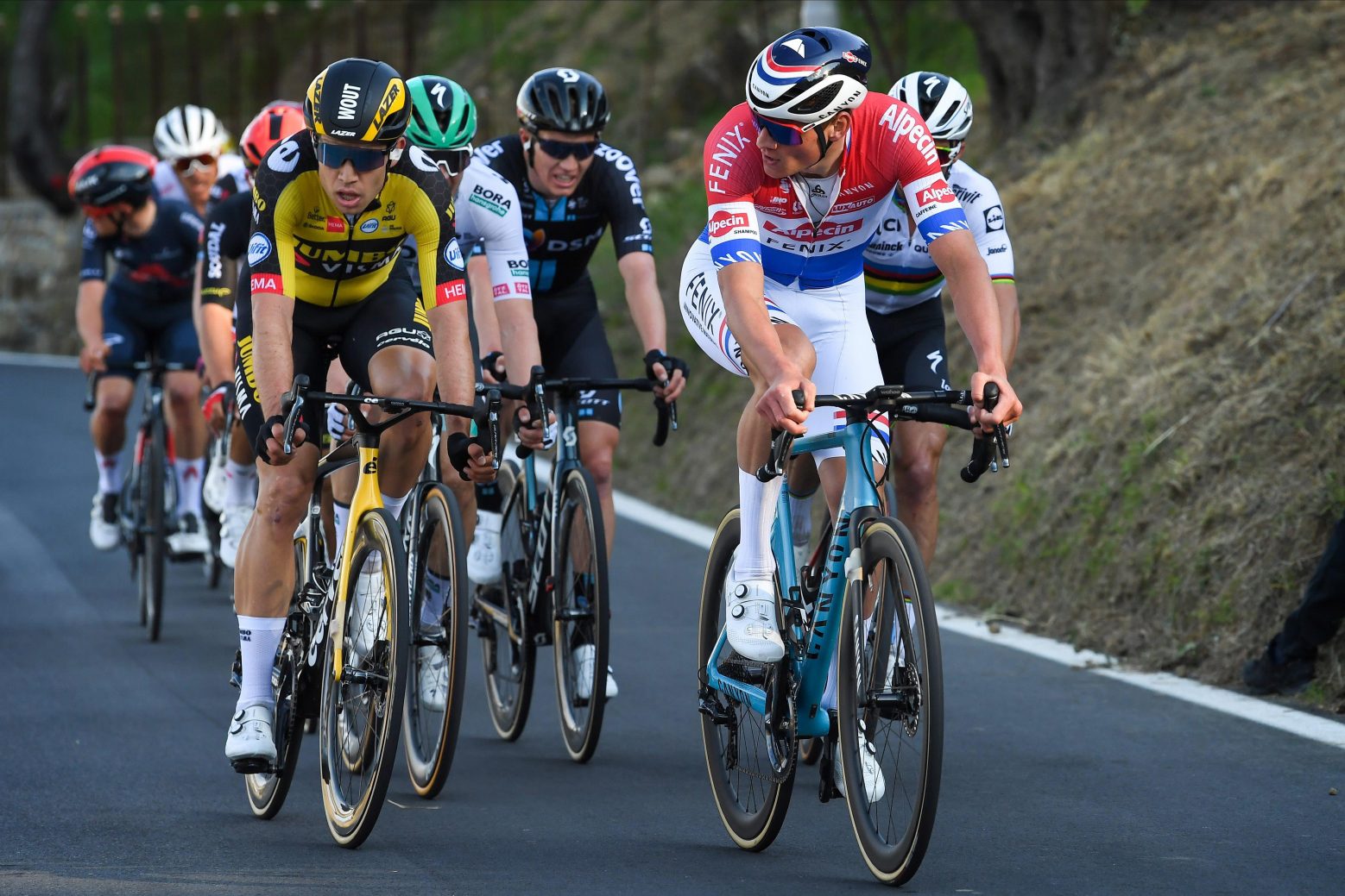 Wout van Aert en Mathieu van der Poel