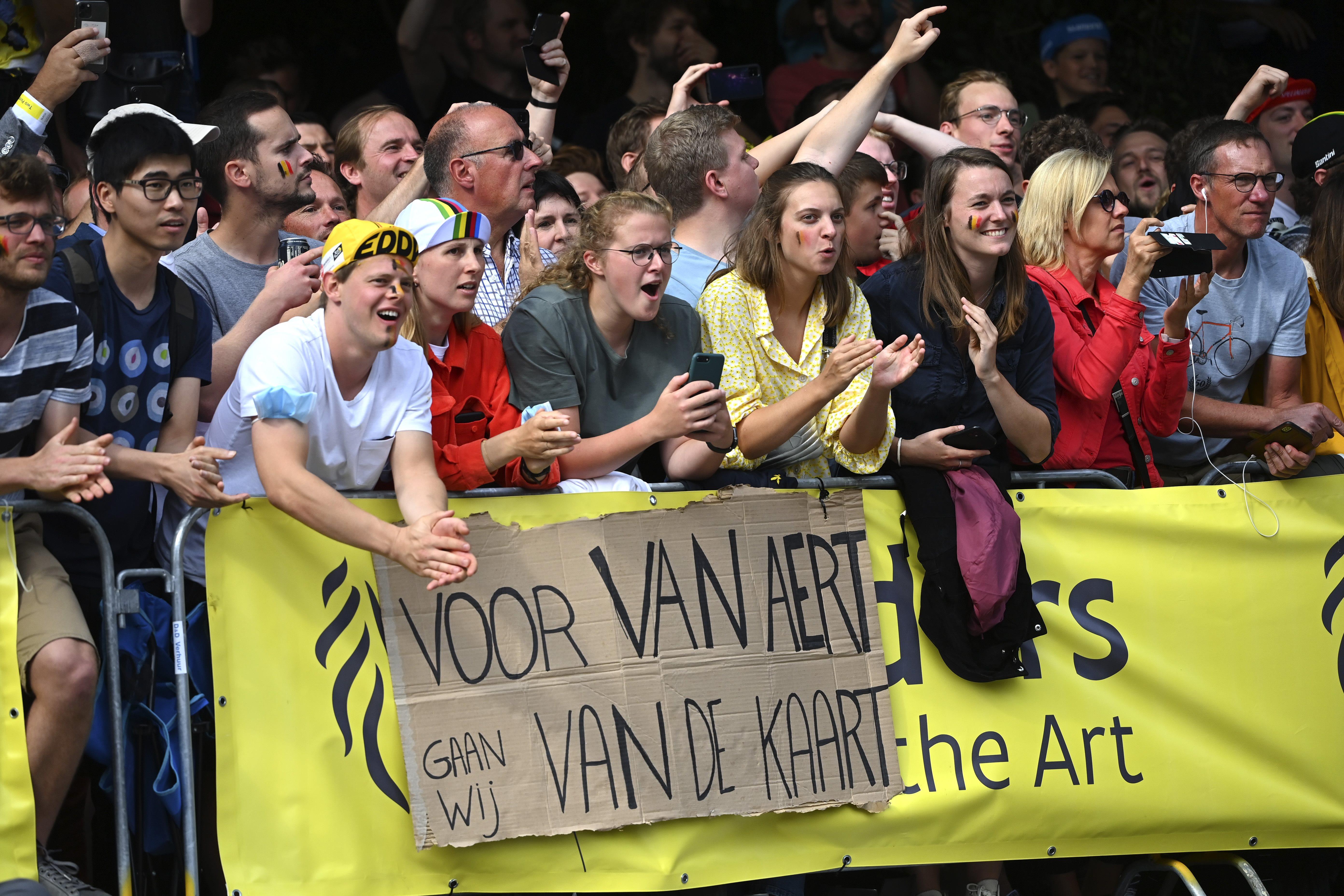 Supporters WK wielrennen 2021