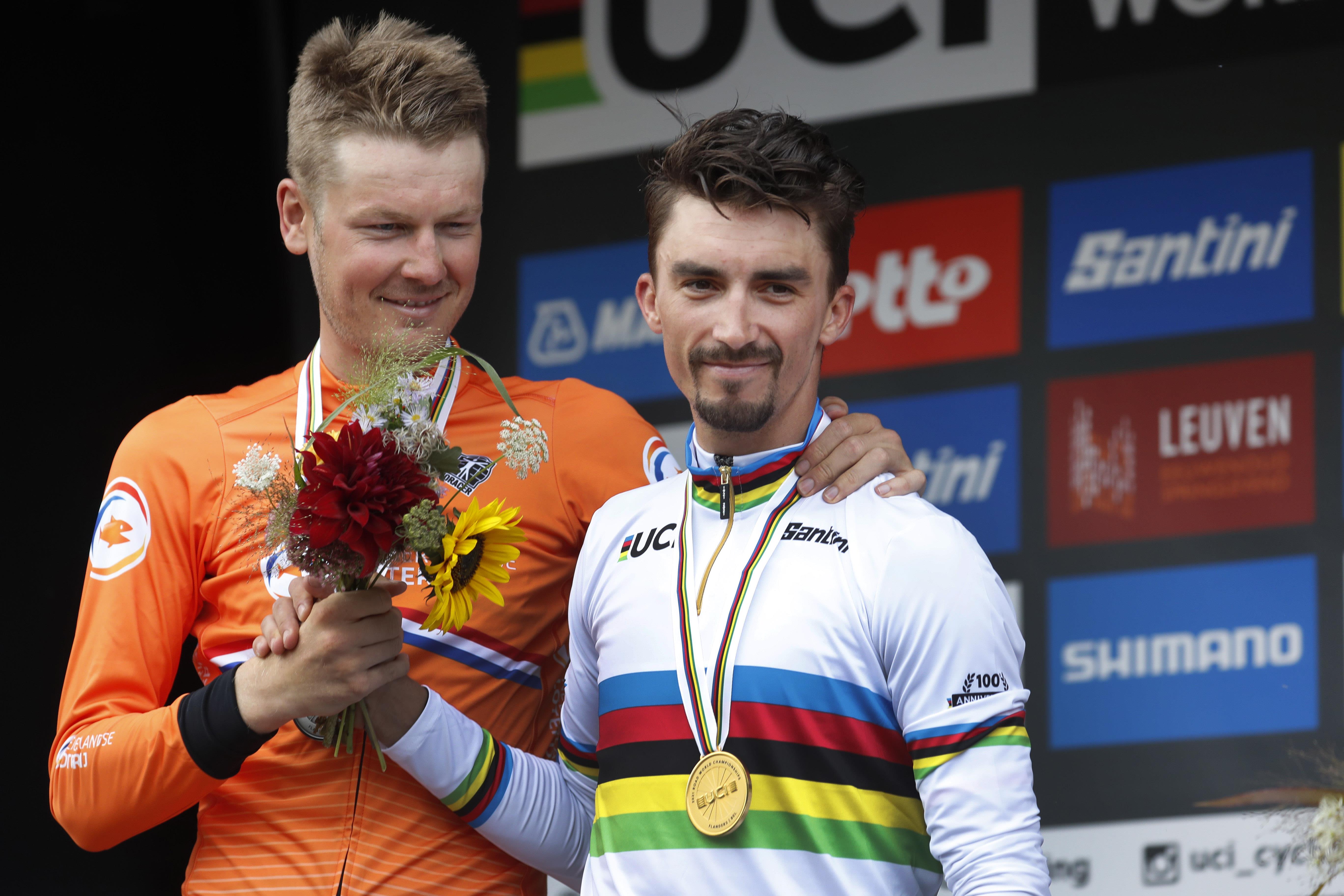Dylan van Baarle en Julian Alaphilippe 2021