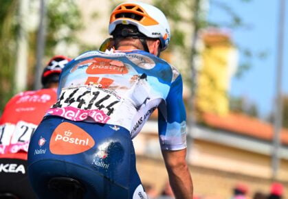 Fabio Jakobsen viel in de Giro