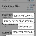 POI zoeken, gpx importeren, syncen, alles kan
