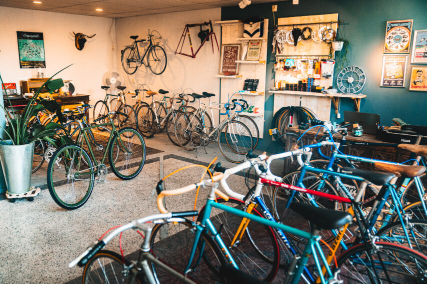 Showroom Fraai Staal Fietsen