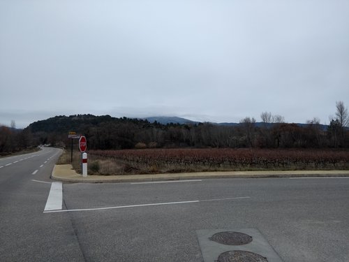 Zo grijs ziet de Ventoux er vandaag uit.